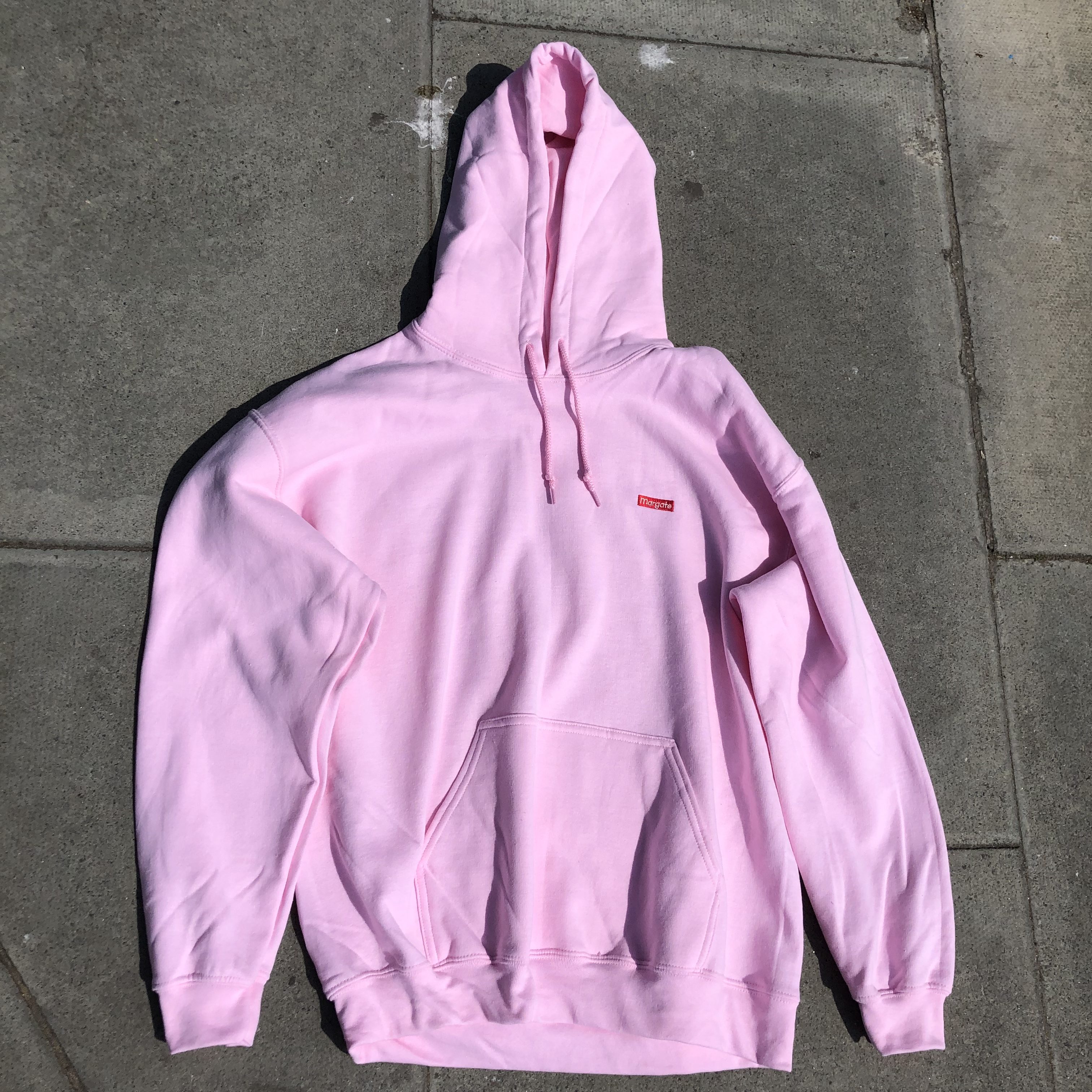 Buy Unofficial Margate Embroidered Mogo Hoodie Pink at Skate Pharm